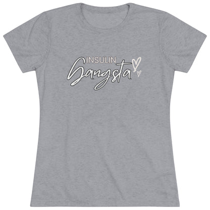 Women's Super Soft Insulin Gangsta T1D Short Sleeve Graphic Tee