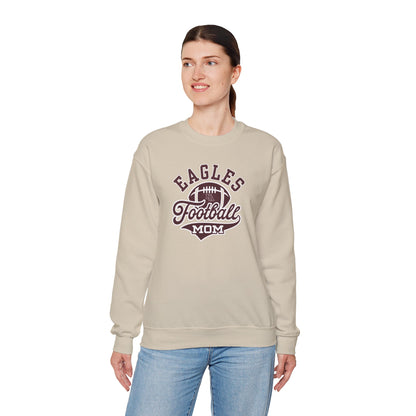 Adult Unisex Eagles Spirit Script Football Mom Graphic Sweatshirt