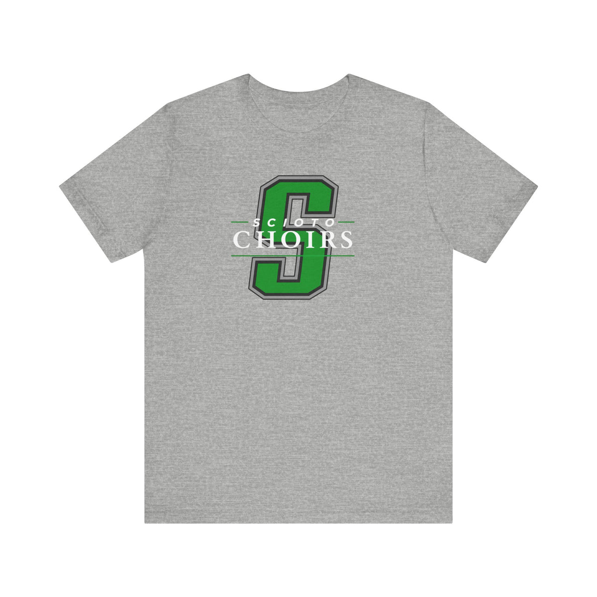 Adult Unisex Dublin Scioto Choirs Classic Logo Graphic Short Sleeve Soft Tee