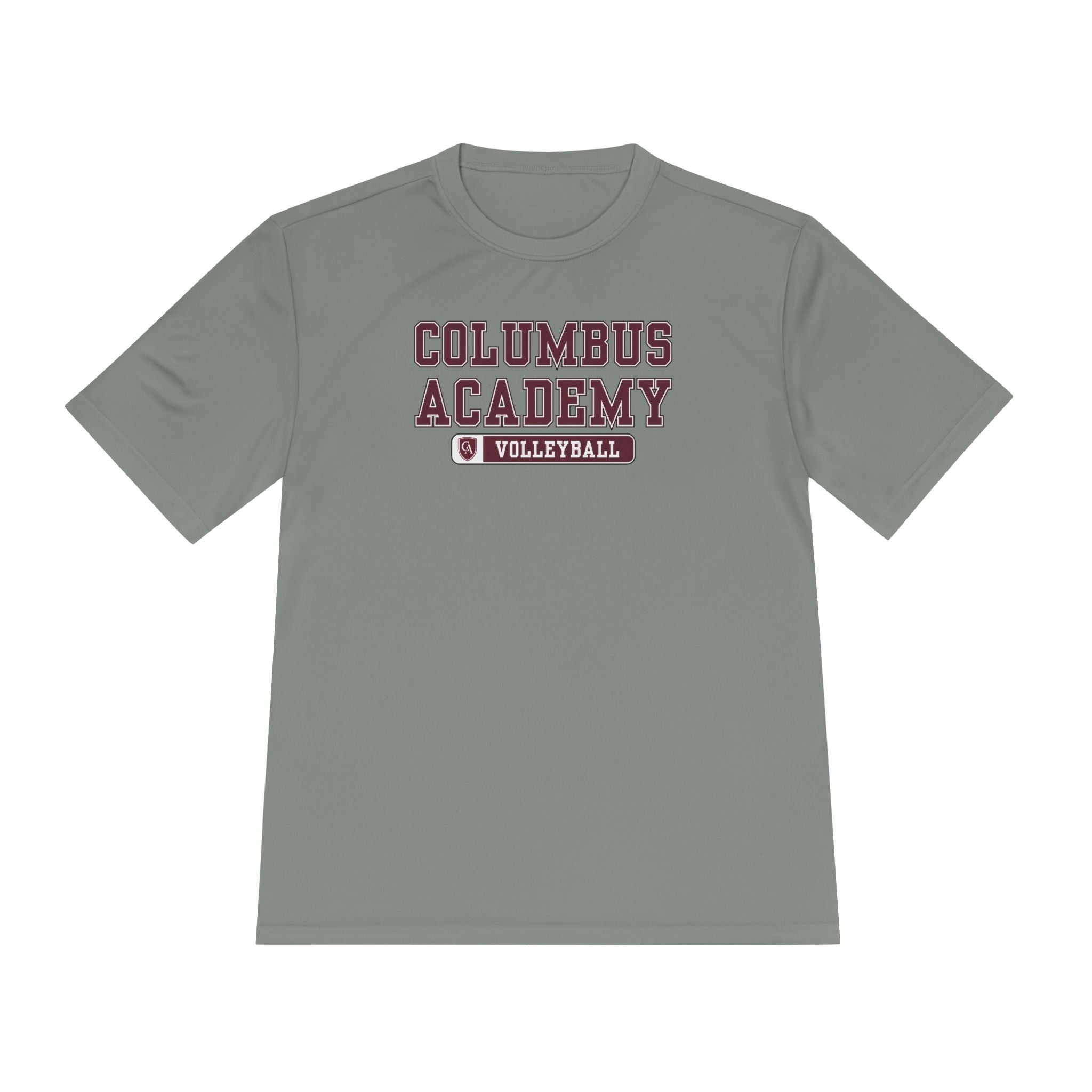 Adult Unisex Columbus Academy Volleyball Graphic Sport-Tek Competitor Performance Tee