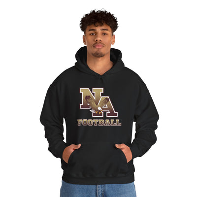 Adult Unisex New Albany Ombre Eagle Logo Graphic Hoodie