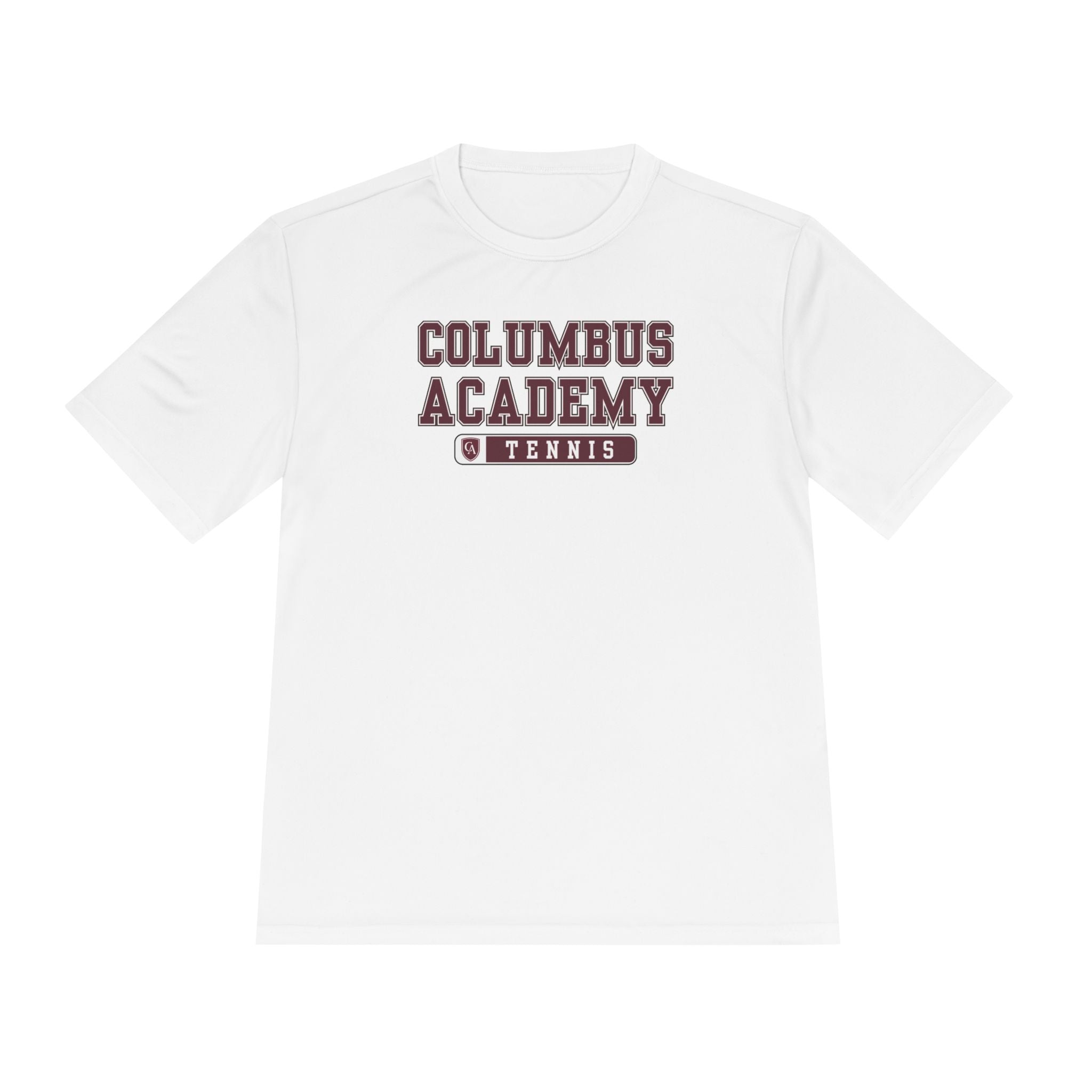 Adult Unisex Columbus Academy Tennis Graphic Sport-Tek Competitor Performance Tee