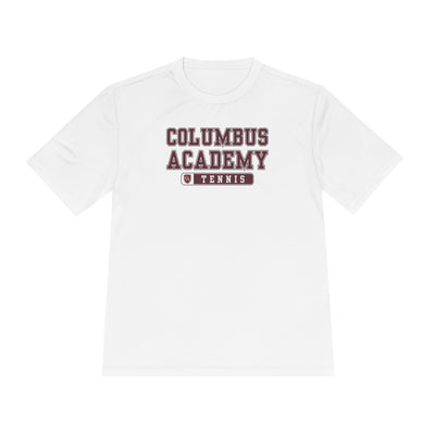 Adult Unisex Columbus Academy Tennis Graphic Sport-Tek Competitor Performance Tee