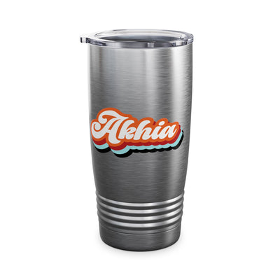 Retro Graphic Ringneck Insulated Travel Tumbler - Akhia