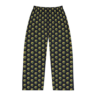 Adult Unisex Black Pajama Pants with Allover Brooke Bruin Print