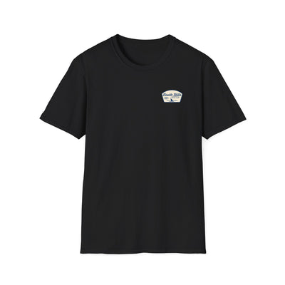 Adult Unisex South Hills Swim Club Home of the Sharks Graphic Short Sleeve Gildan Softstyle Tee