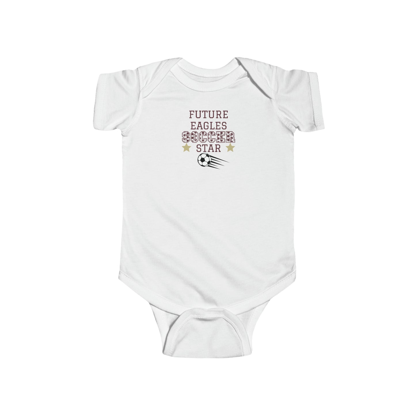 Baby Future Soccer Star Short Sleeve Bodysuit - New Albany Eagles