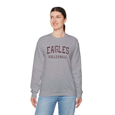 Adult Unisex New Albany Eagles Volleyball Vintage Distressed Graphic Sweatshirt