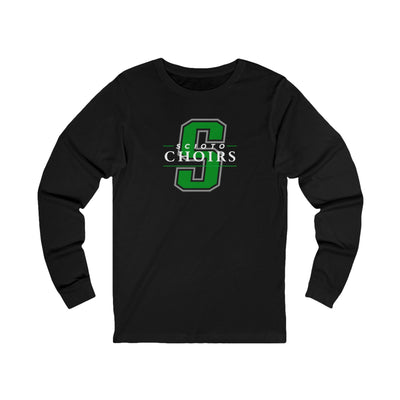 Adult Unisex Dublin Scioto Choirs Classic Logo Graphic Long Sleeve Bella + Canvas Soft Tee