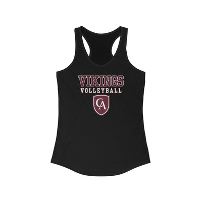 Women's Columbus Academy Vikings Volleyball Graphic Next Level Racerback Tank