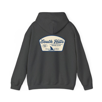 Adult Unisex South Hills Swim Club Home of the Sharks Graphic Hoodie