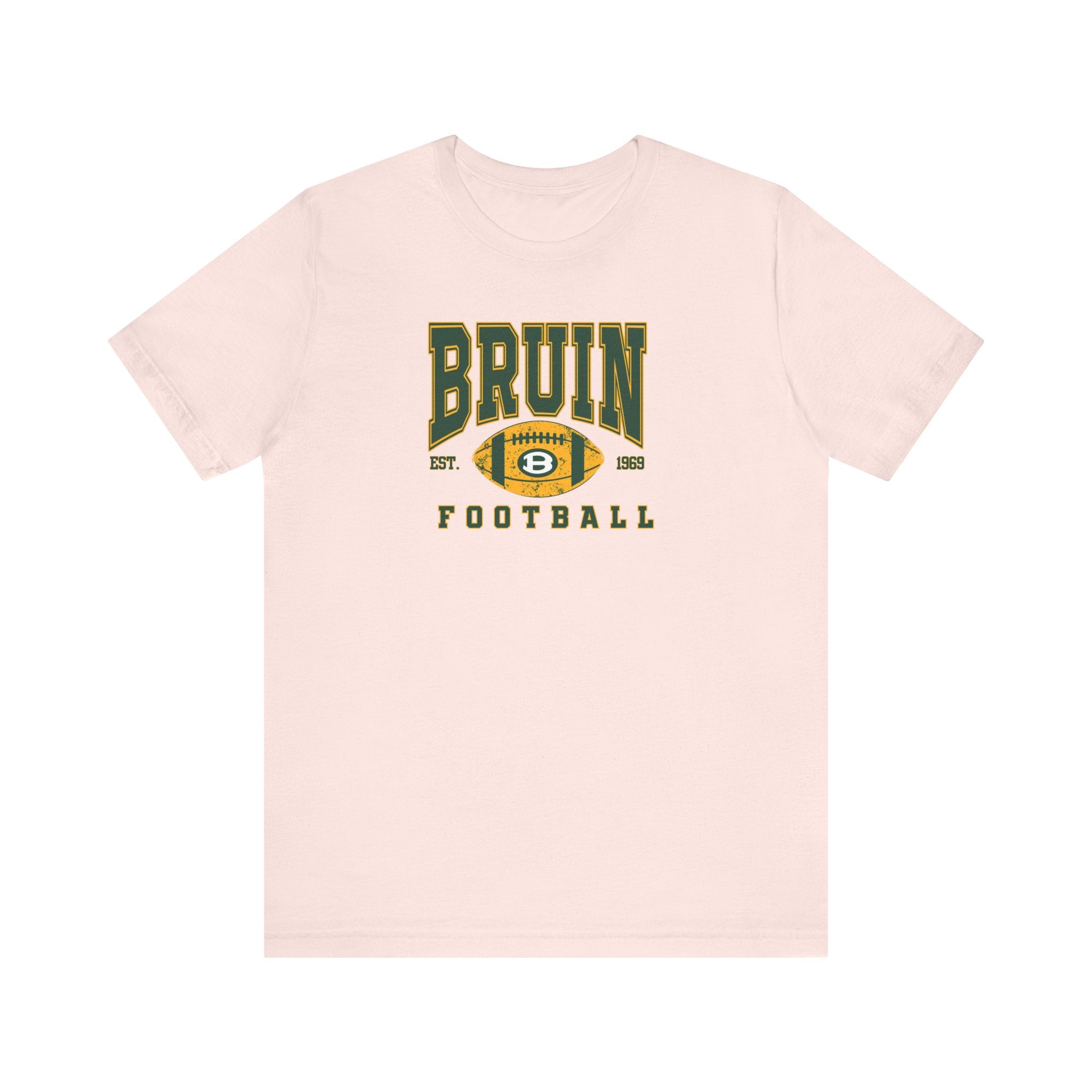 Adult Unisex Bruin Football Heritage Graphic Short Sleeve Soft Tee