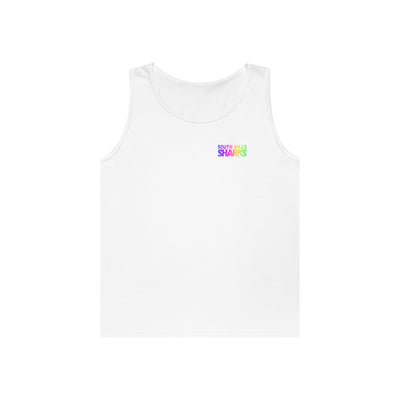 Adult Unisex South Hills Swim Team Neon Rainbow Graphic Tank