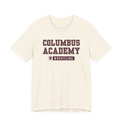 Adult Unisex Columbus Academy Wrestling Graphic Short Sleeve Bella + Canvas Soft Tee