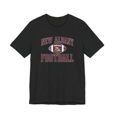 Adult Unisex New Albany Football Pride Graphic Short Sleeve Soft Tee