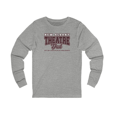 Adult Unisex New Albany Theatre Dad Graphic Long Sleeve Soft Tee