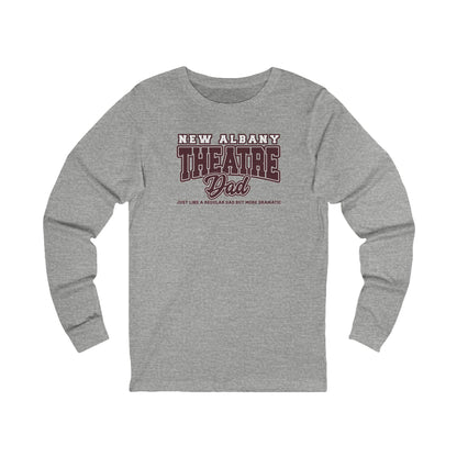 Adult Unisex New Albany Theatre Dad Graphic Long Sleeve Soft Tee