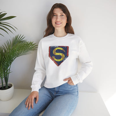 Adult Unisex Stingers Softball Distressed Logo Graphic Sweatshirt