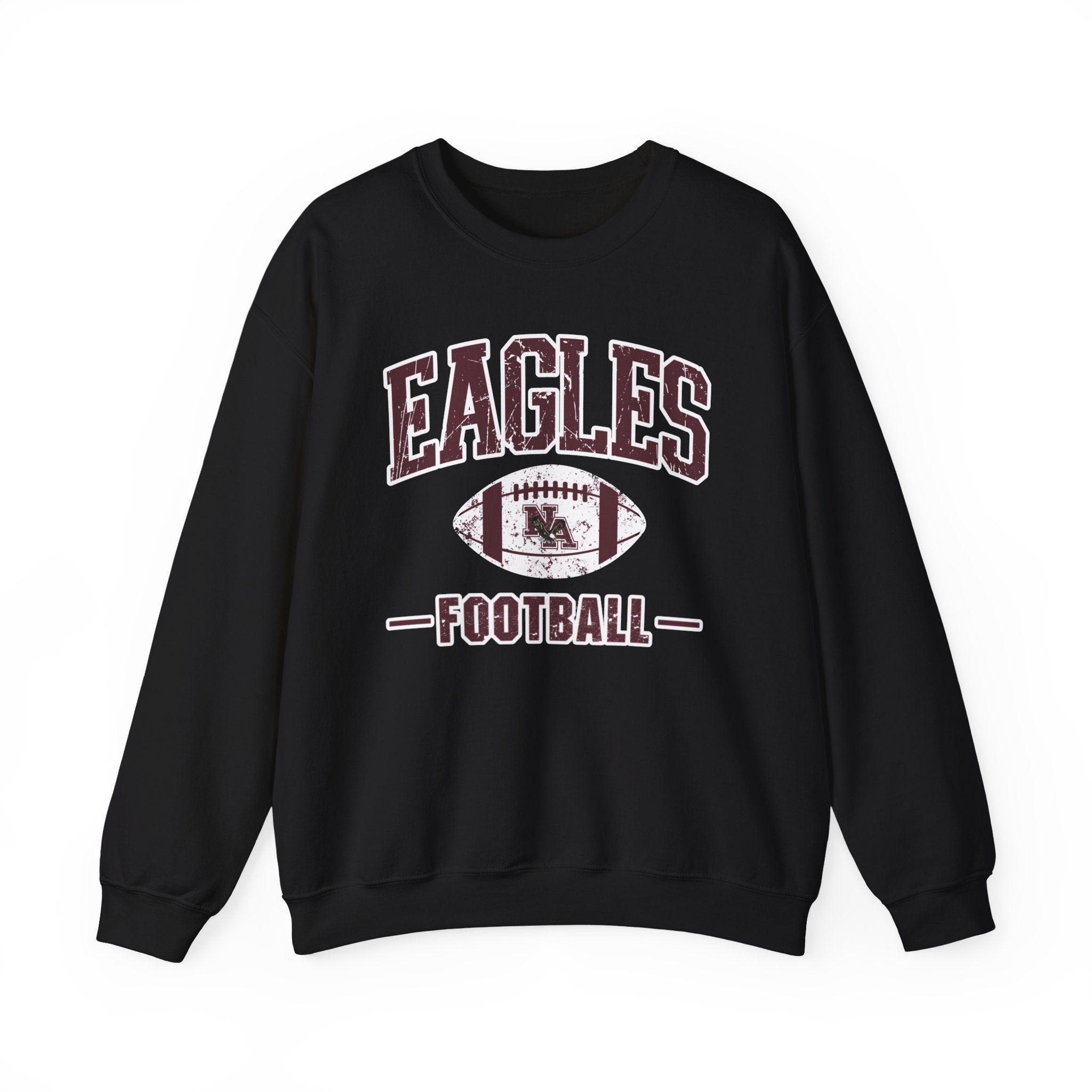 Adult Unisex Eagles Football Vintage Distressed Graphic Sweatshirt