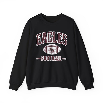 Adult Unisex Eagles Football Vintage Distressed Graphic Sweatshirt