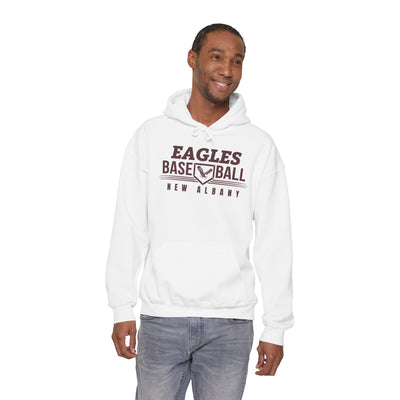 Adult Unisex New Albany Eagles Home Plate Pride Graphic Hoodie