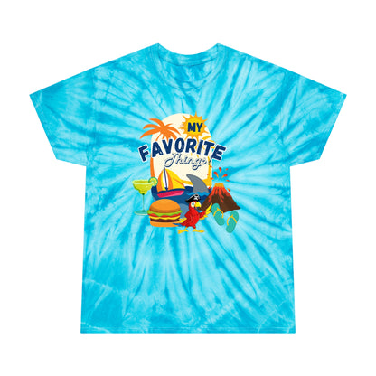 Adult Unisex My Favorite Things Graphic Tie-Dye Tee