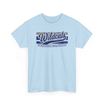 Adult Unisex Overbrook Elementary Wildcats Vintage Distressed Spirit Graphic Gildan Classic Tee