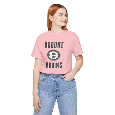 Adult Unisex Brooke Bruins Vintage Distressed Graphic Short Sleeve Soft Tee