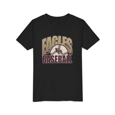 Youth New Albany Eagles Distressed Dugout Graphic Short Sleeve Soft Tee