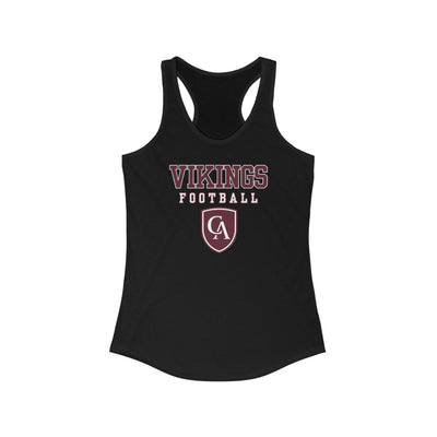 Women's Columbus Academy Vikings Football Graphic Next Level Racerback Tank