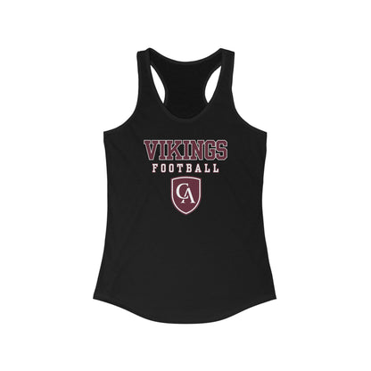 Women's Columbus Academy Vikings Football Graphic Next Level Racerback Tank