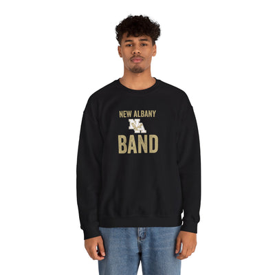 Adult Unisex Vintage Distressed New Albany Band Graphic Sweatshirt