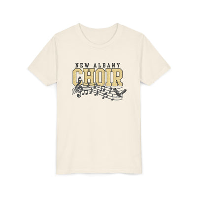 Youth New Albany Choir Digital Glitter Graphic Short Sleeve Soft Tee