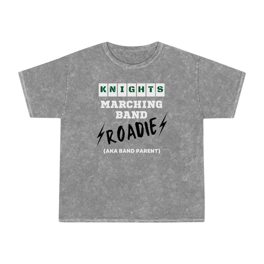 Adult Unisex Parent Roadie Mineral Wash Short Sleeve Graphic Tee - Nordonia Knights