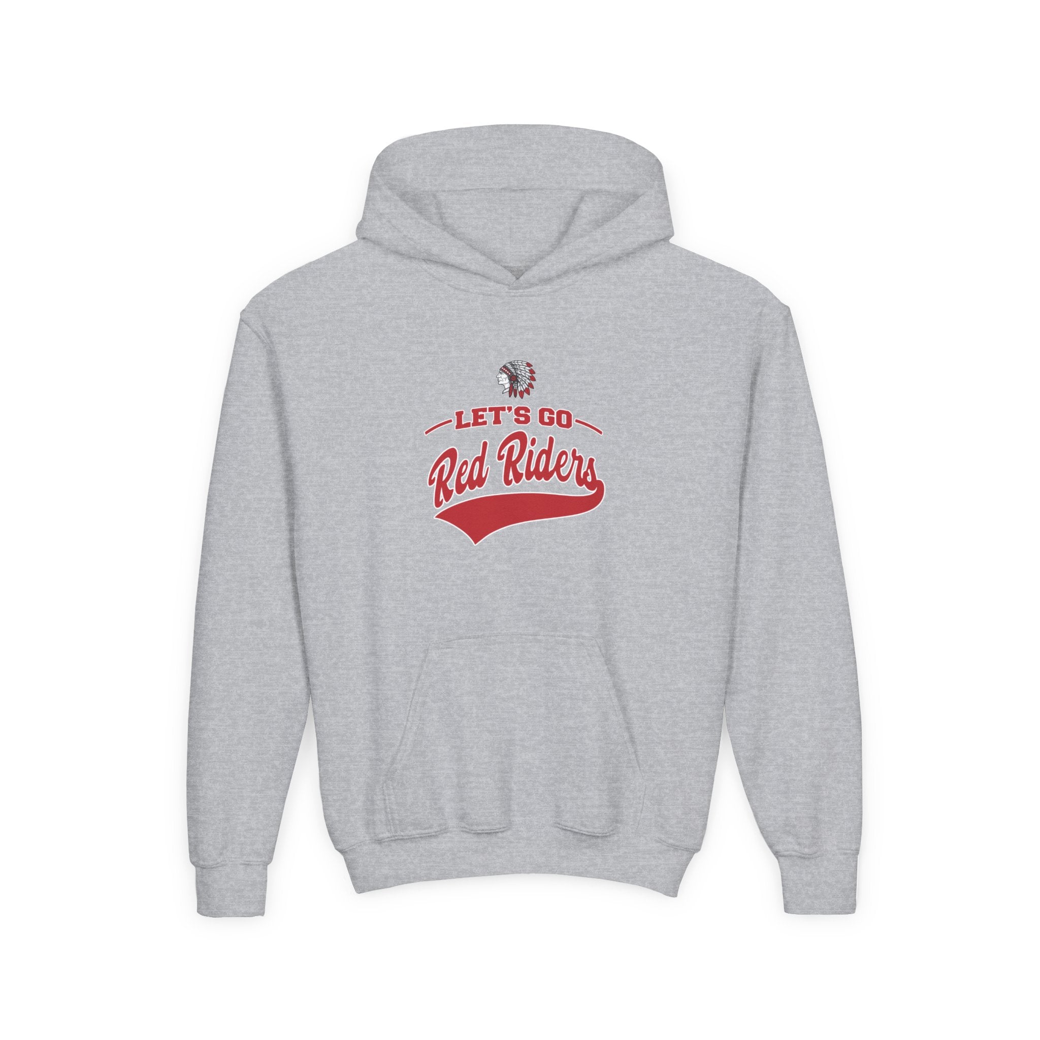 Youth Let's Go Red Riders Graphic Hoodie