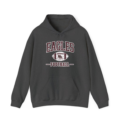 Adult Unisex Eagles Football Vintage Distressed Graphic Hoodie