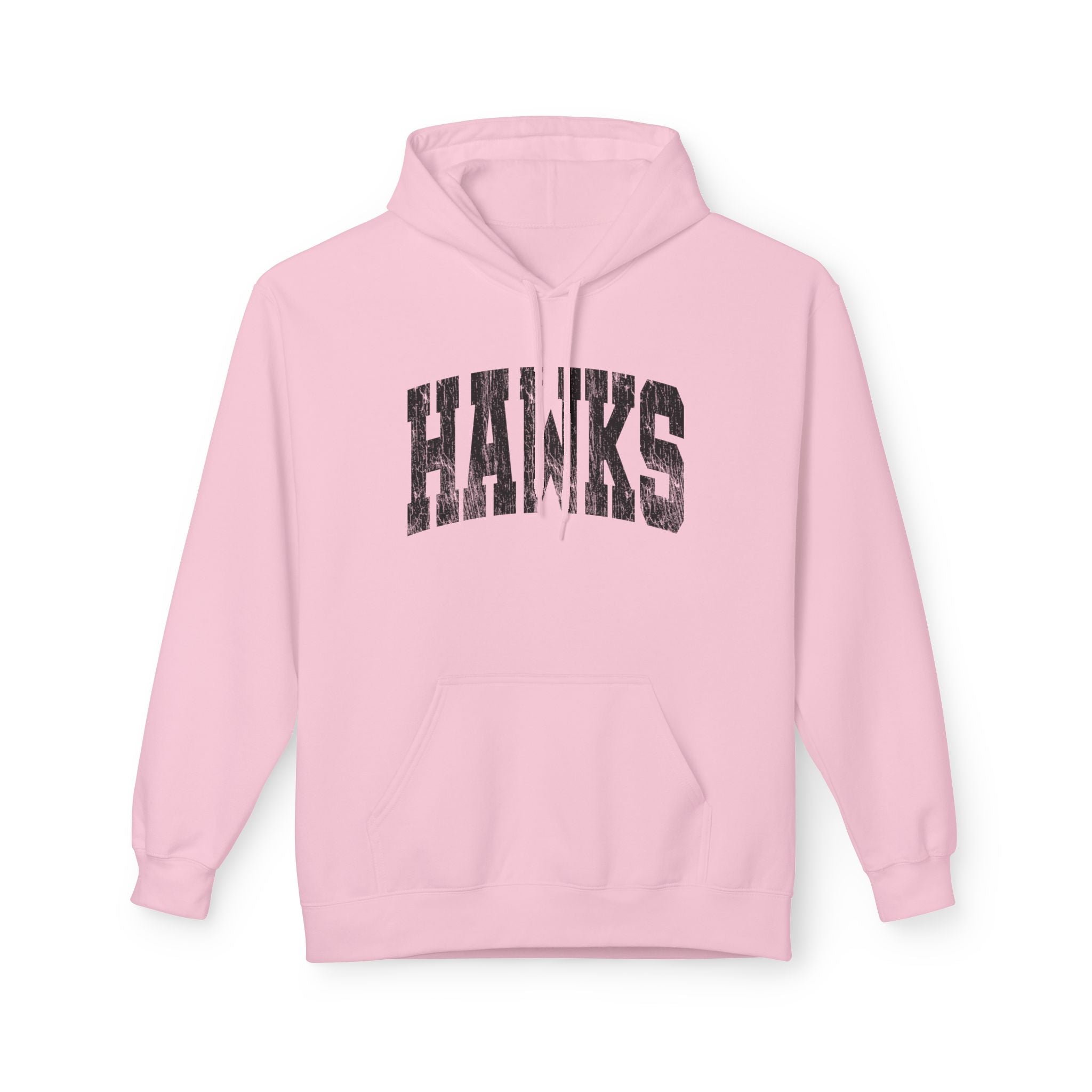 Adult Unisex Westerville Central Distressed Oversized Hawks Graphic Soft Style Hoodie