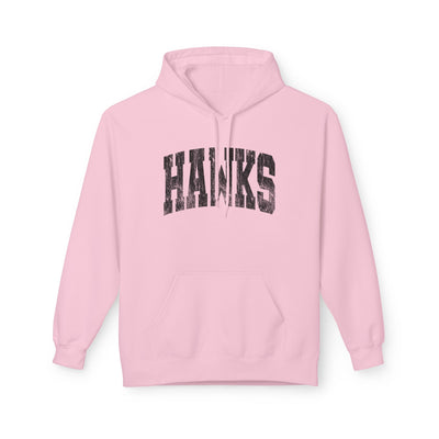 Adult Unisex Westerville Central Distressed Oversized Hawks Graphic Soft Style Hoodie