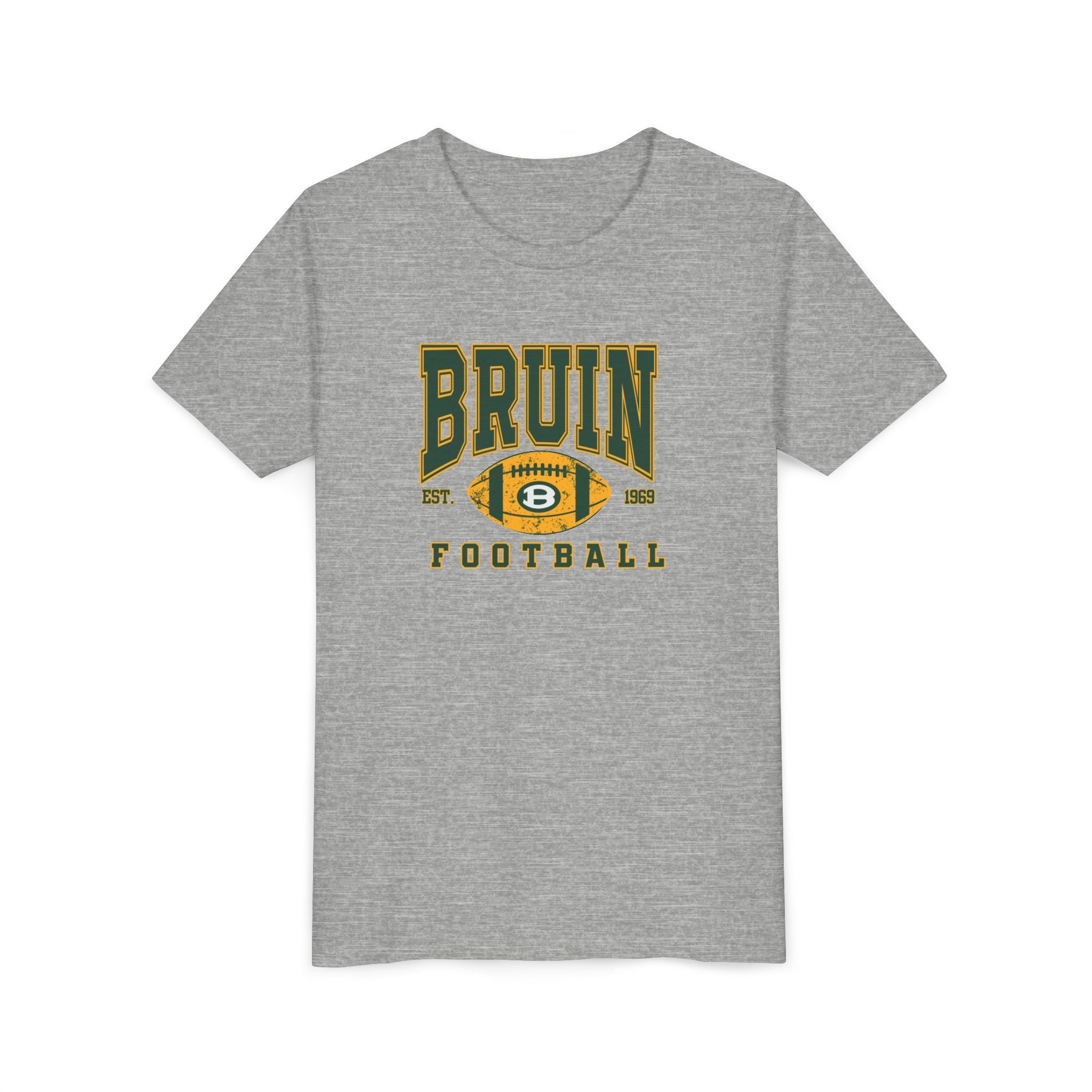 Youth Bruin Football Heritage Graphic Short Sleeve Soft Tee