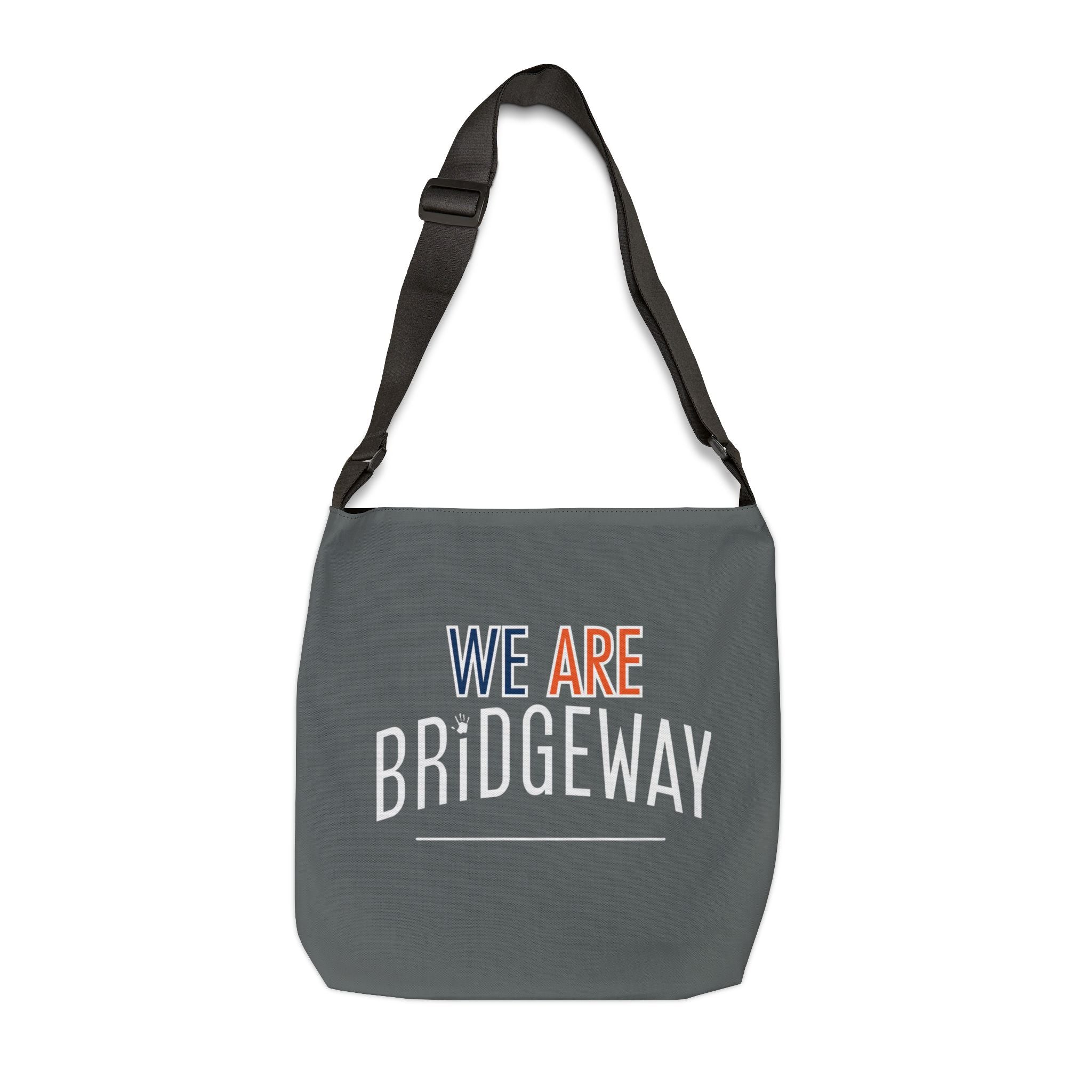 "We are Bridgeway" Graphic Adjustable Tote Bag