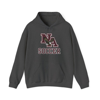 Adult Unisex New Albany Classic Maroon Soccer Logo Graphic Hoodie