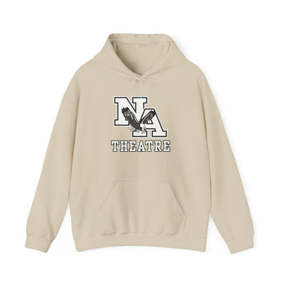 Adult Unisex White/Black Classic NA Theatre Logo Graphic Hoodie
