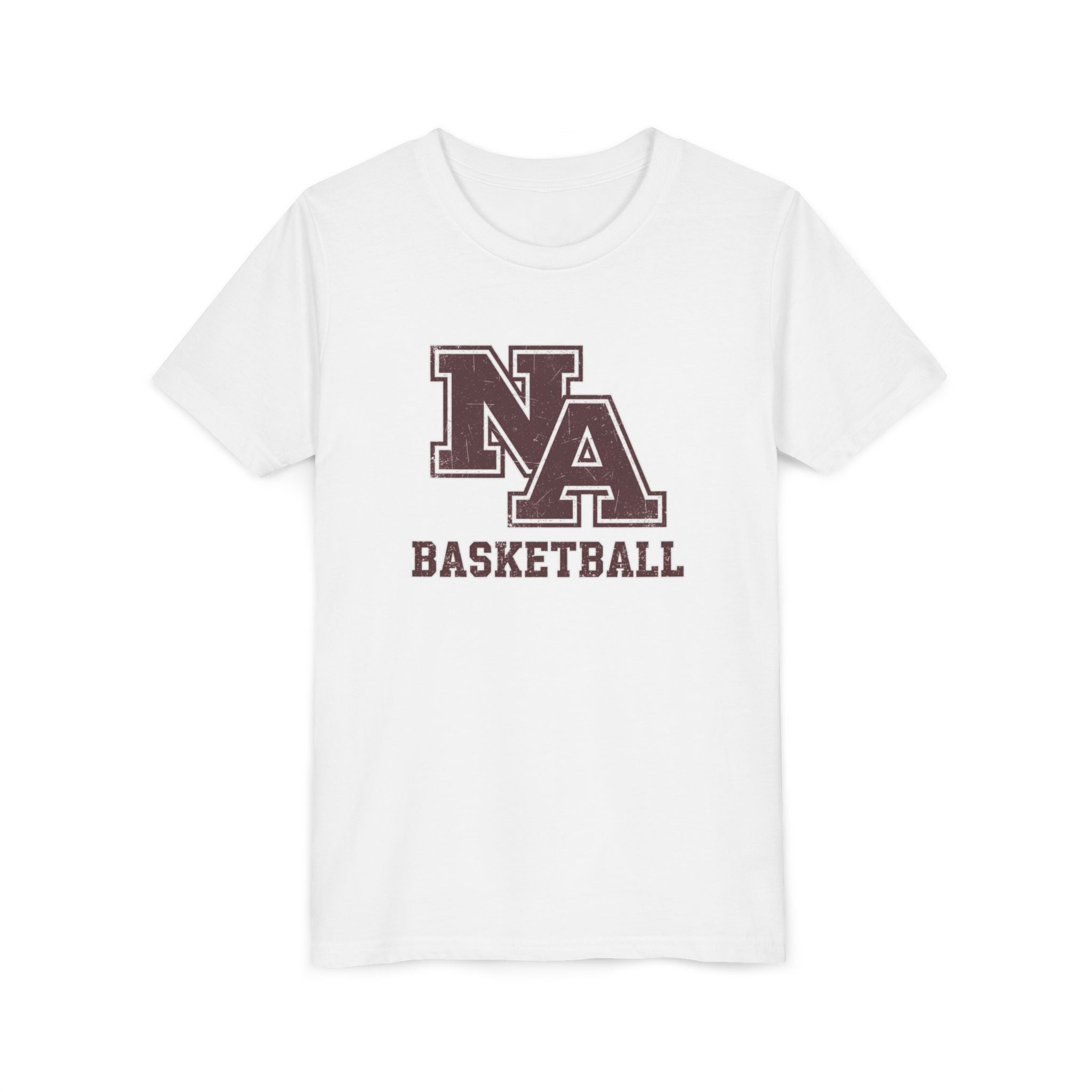 Youth New Albany Basketball Vintage Vibe Logo Graphic Short Sleeve Soft Tee