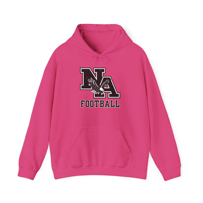 Adult Unisex Classic Logo Black Football Graphic Hoodie