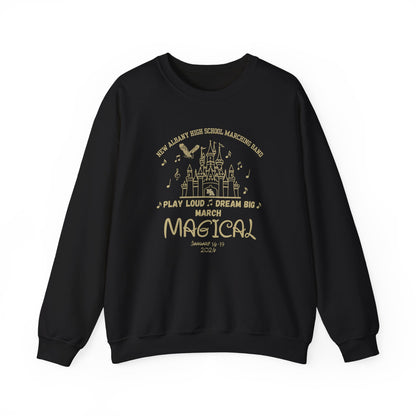 Adult Unisex NAHS Marching Band March Magical Graphic Sweatshirt