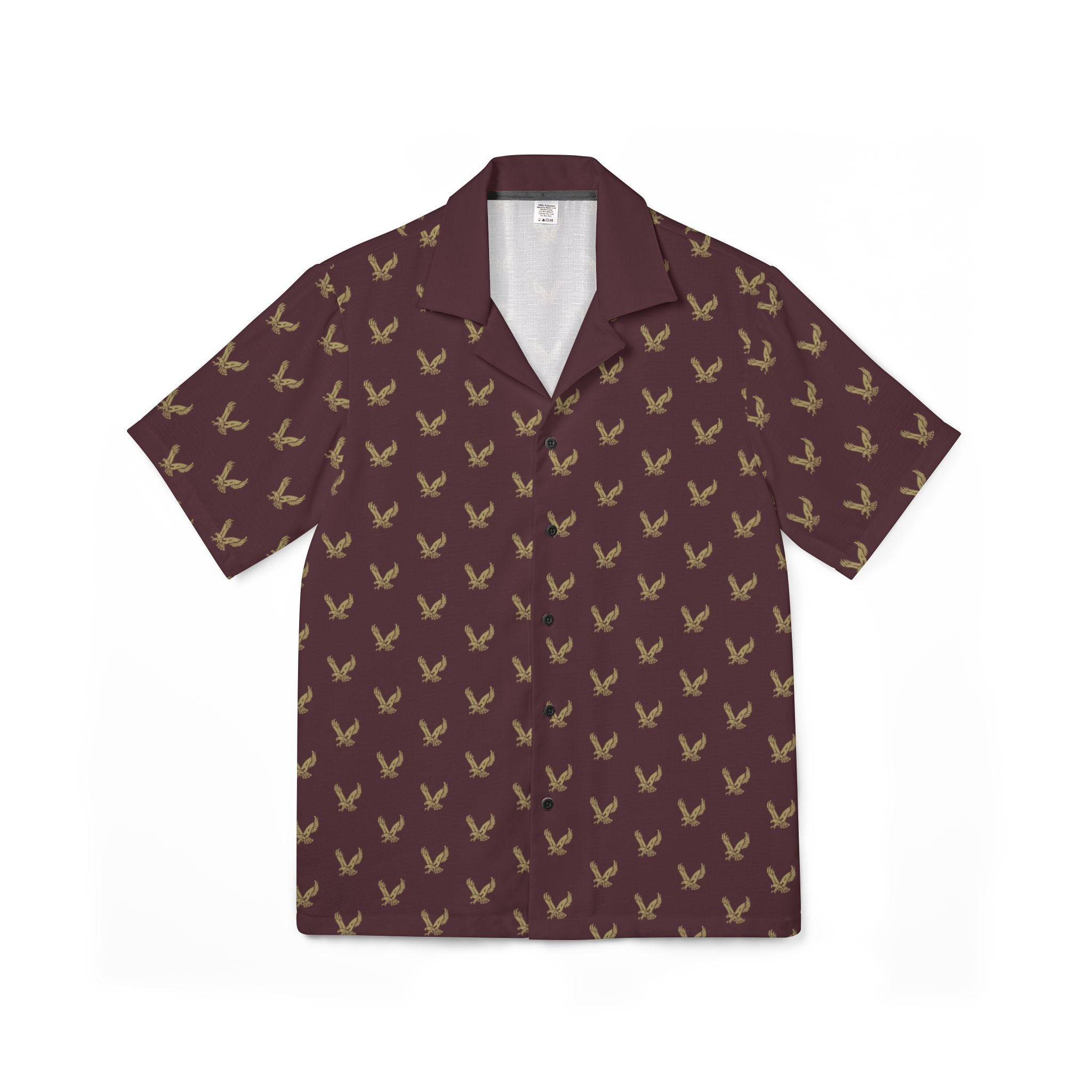 Men's New Albany Band Eagles Allover Print Hawaiian Camp Shirt