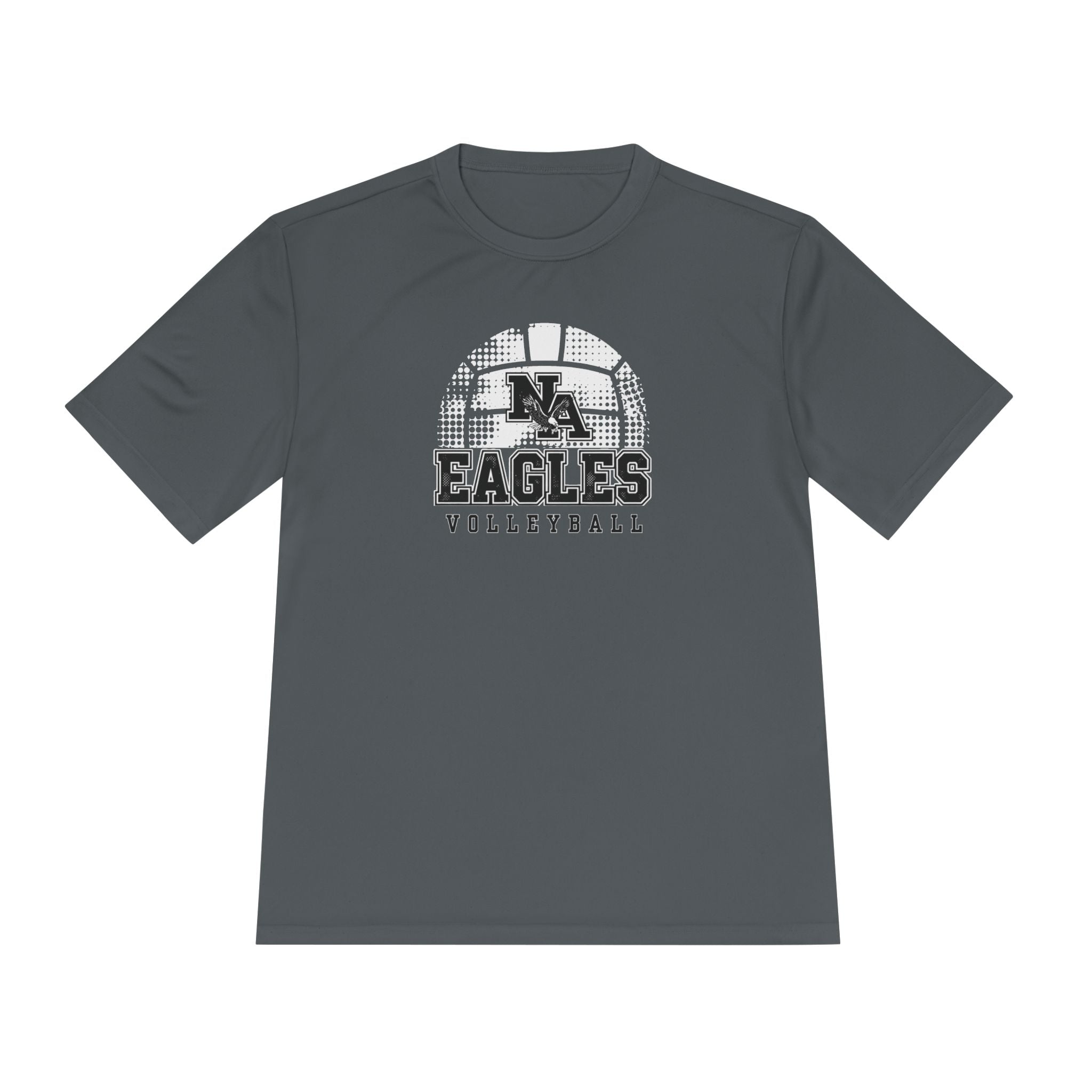 Adult Unisex New Albany Eagles Spike it Graphic Sport-Tek Competitor Performance Tee