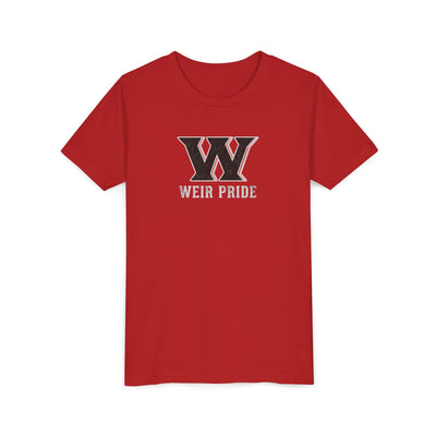 Youth Weir Pride Vintage Distressed GraphicShort Sleeve Bella + Canvas Soft Tee