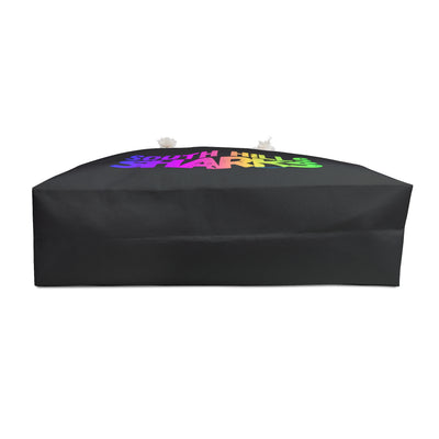 South Hills Sharks Neon Rainbow Graphic Large Summer Tote