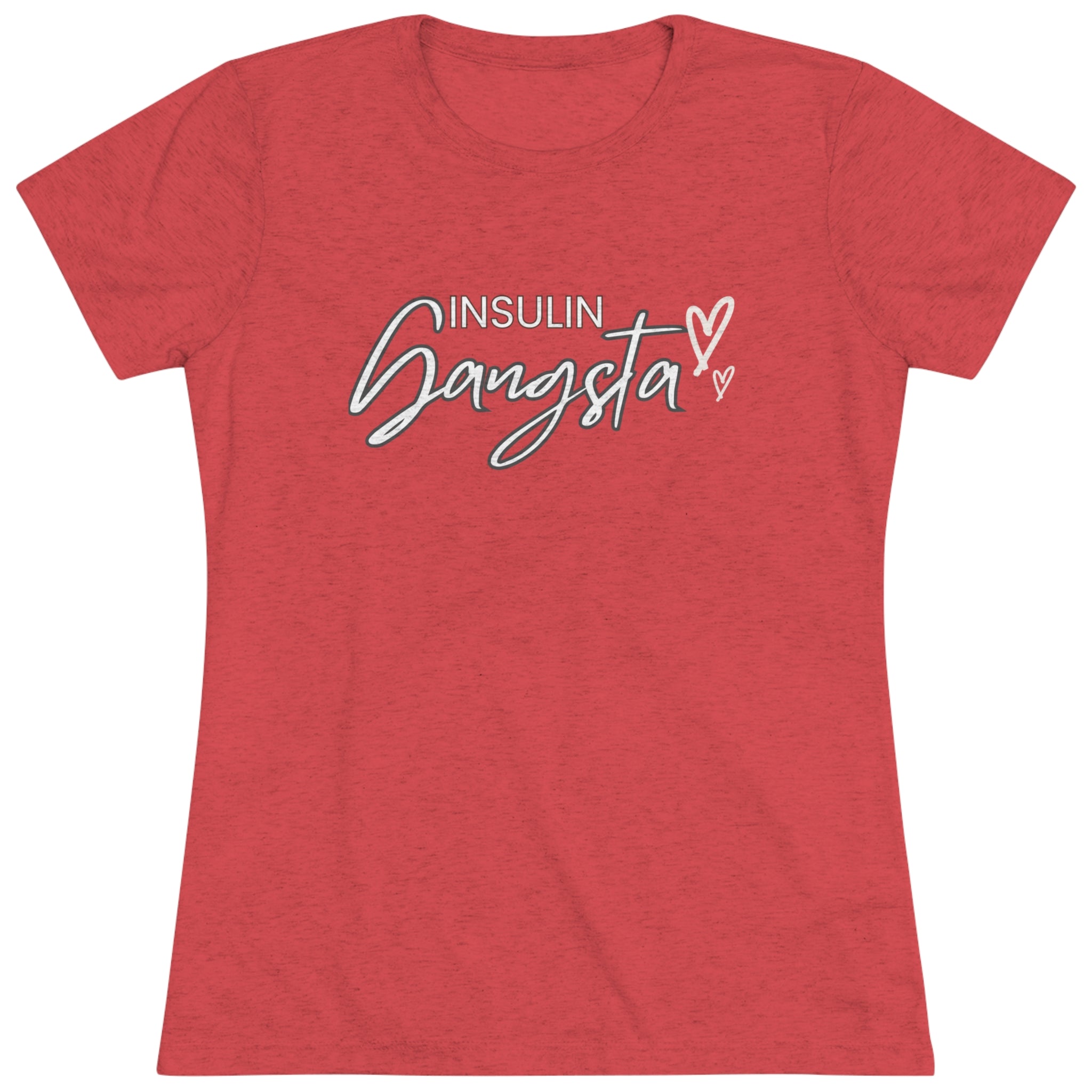 Women's Super Soft Insulin Gangsta T1D Short Sleeve Graphic Tee